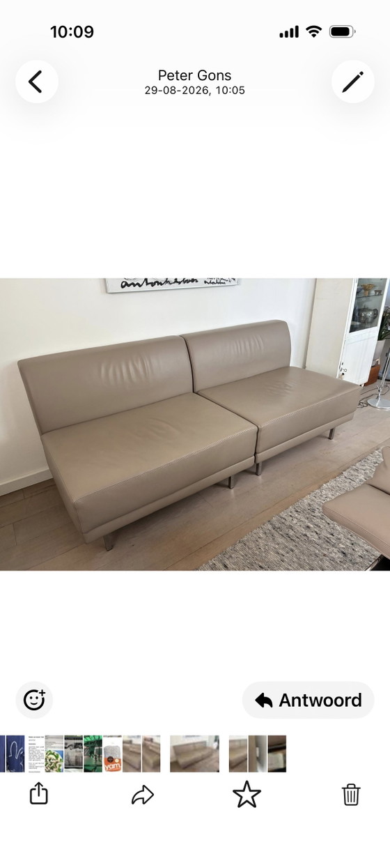 Banque de Gelderland – Canapés 3 places, Leather (photo 3 of 5)
