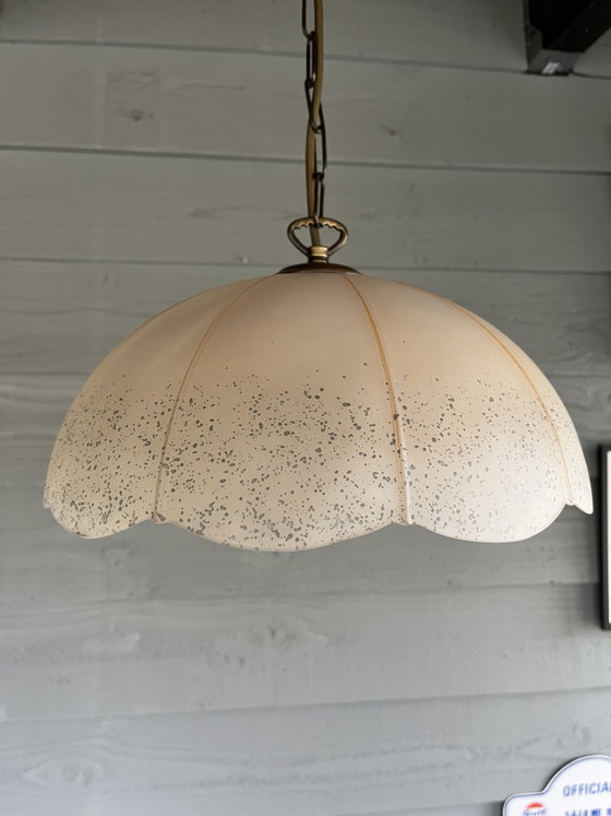 Image 1 of Suspension citrouille vintage Herda Amsterdam Hollywood Regency