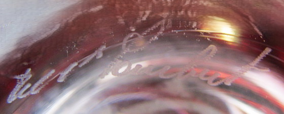 Image 1 of Ikonische Val Saint Lambert Vase