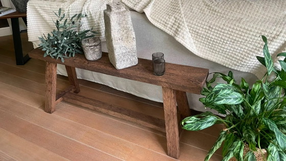 Handmade bench made of solid oak – Side tables, Wood (photo 3 of 5)