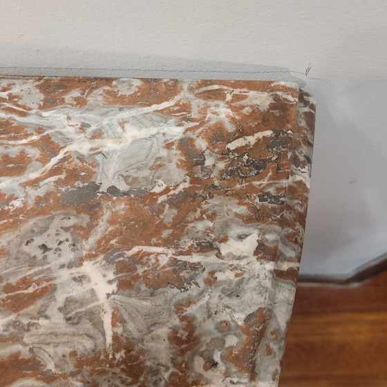 Image 1 of Consolle a muro, in legno intagliato e dorato, stile Luigi XV, XVIII secolo – Francia