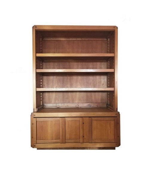 Pierre Chapo (1927-1987), B10 sideboard in French elm from 1976