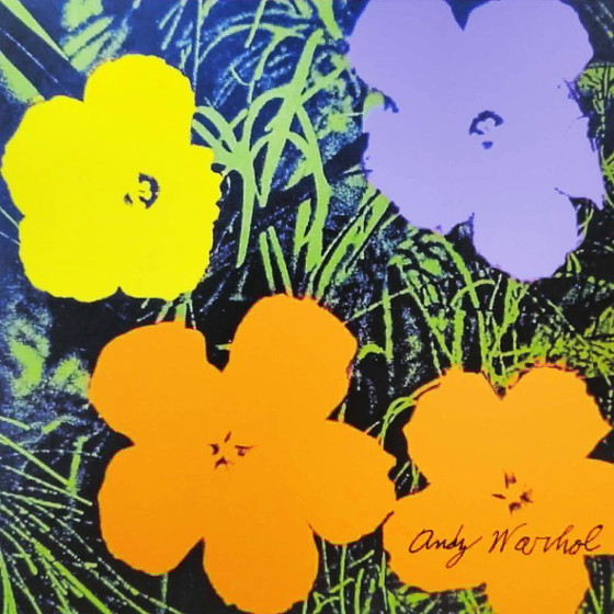Image 1 of Lithographie d'Andy Warhol en édition limitée par CMOA, numérotée au crayon.