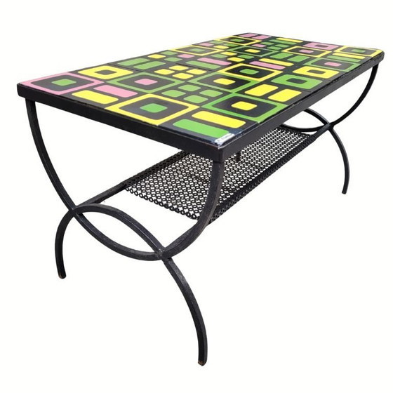 Image 1 of Salontafel, Vallauris keramiek, gesigneerd Roger Capron, jaren 60 – Frankrijk