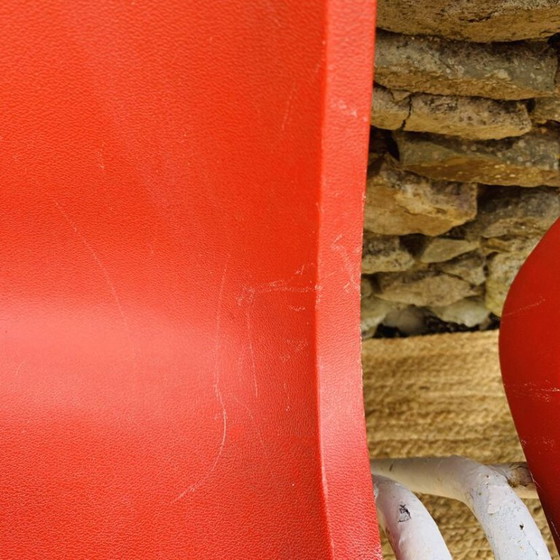 Image 1 of Set of 4 red europa chairs