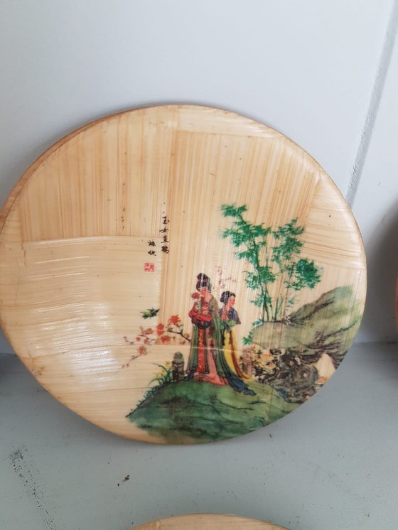 Image 1 of "The Goddess of the Lo River" signs from Bamboo" The Goddess of the Lo River" signs from Bamboo