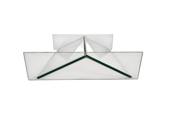 Image 1 of Daskas - design object - V- vase - glass - Rob Dashorst - 80's