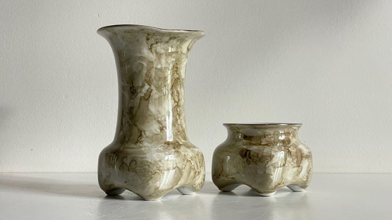 Image 1 of Karolina-Porzellanvasen, Polen, 1970er/80er Jahre