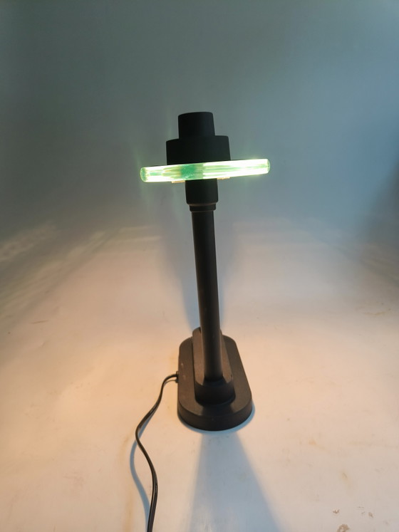 SMC Boxford Bankers Desk Lamp By Robert Sonnemans – Glass, Metal (photo 14 of 14)