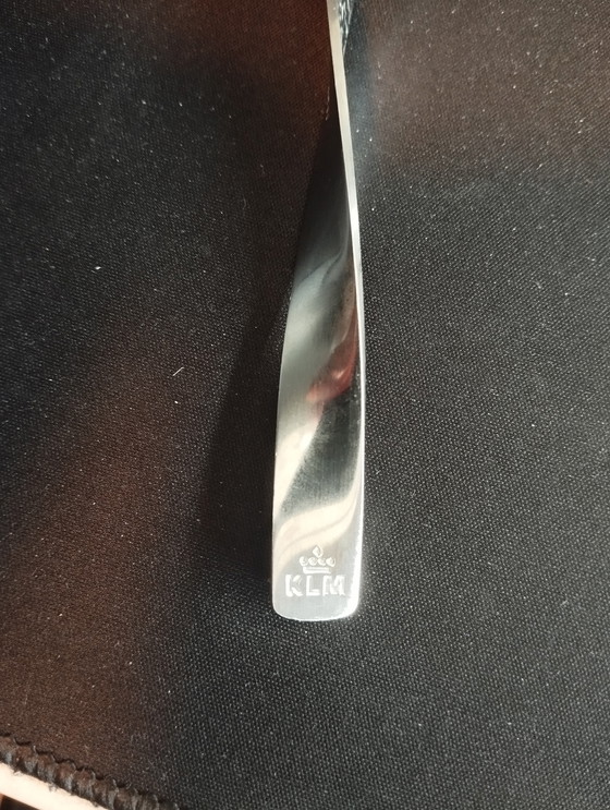 Image 1 of 10x KLM Marcel Wanders turbine fan-shaped spoons