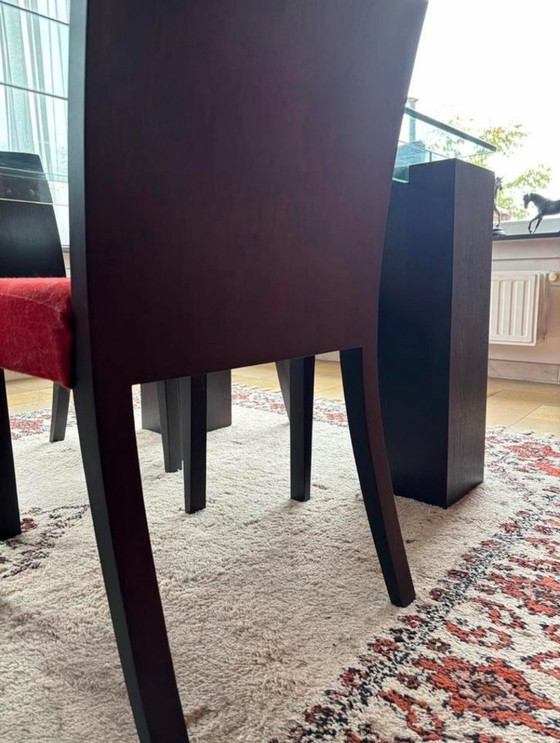 Image 1 of Vintage dining table Roche Bobois + 6 chairs