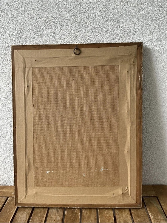 Image 1 of VINTAGE Portrait de style Hugó Scheiber | EXPRESSIONNISTE Cubisme Femme Peinture à l'huile Signée SCHREIBER H