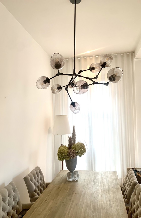 Image 1 of Lampada a sospensione a 9 luci Gerba design