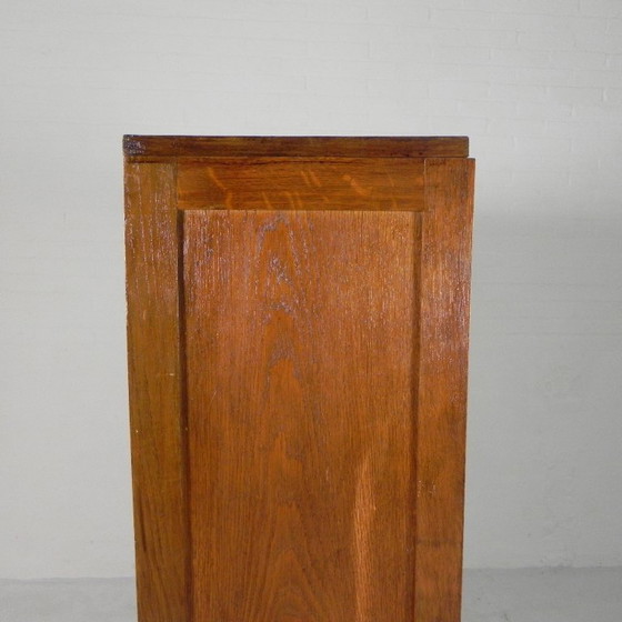 Image 1 of Eichenschrank mit Rollläden und 2 Rollläden, 148 cm hoch, 1950er Jahre