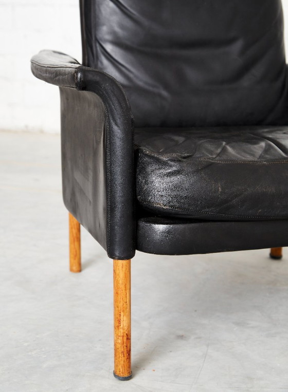 Hans Olsen Highback Armchair for C.S. Møbler – CS Mobler, Leather (photo 10 of 16)