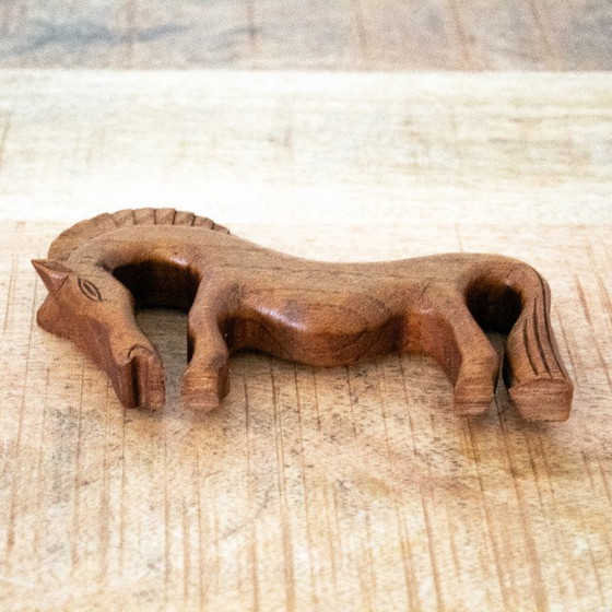 Cavallo vintage intagliato a mano, stile arte popolare scandinava – Oggetti decorativi, Wood (photo 4 of 8)