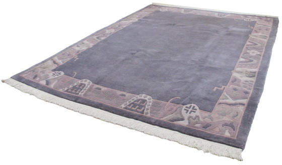 Original Modern Designer Highland Wool Rug Nepal 346 x 264 cm, Rugs & carpets, Grey (photo 2 of 8)