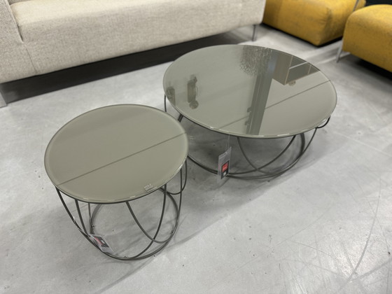 Image 1 of Rolf Benz 8770 Set de table basse Umbra Gris Verre