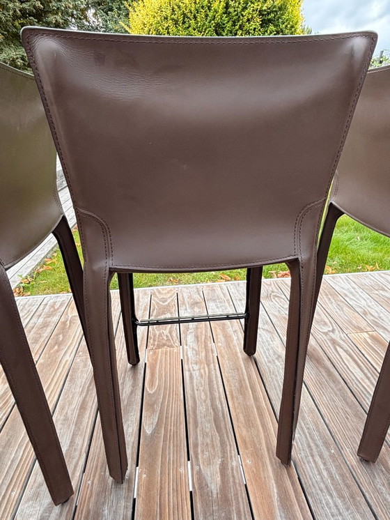 Image 1 of 4 chaises Cassina CAB410 - par Mario Bellini