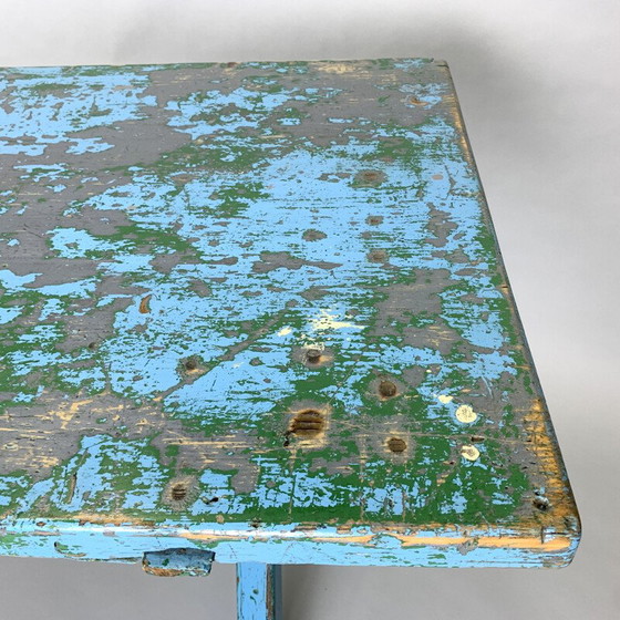 Image 1 of Vintage Solid All-wood Table with Original Patina, 1910s 