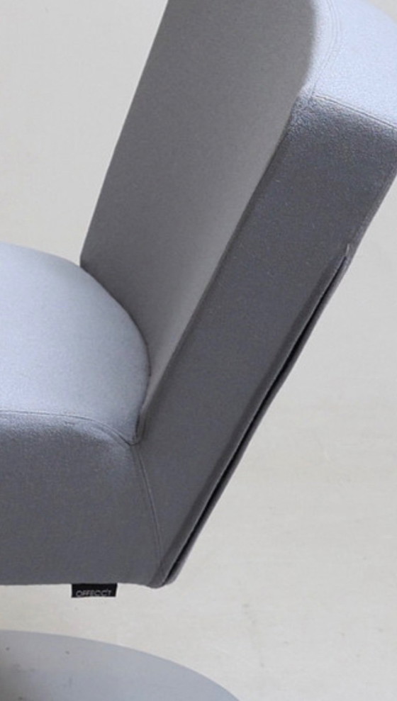 Image 1 of Claesson Koivisto Rune for Offecct — “Tinto” Lounge Chair — Swivel — Lacquered Metal Frame — Scandinavian Contemporary Design