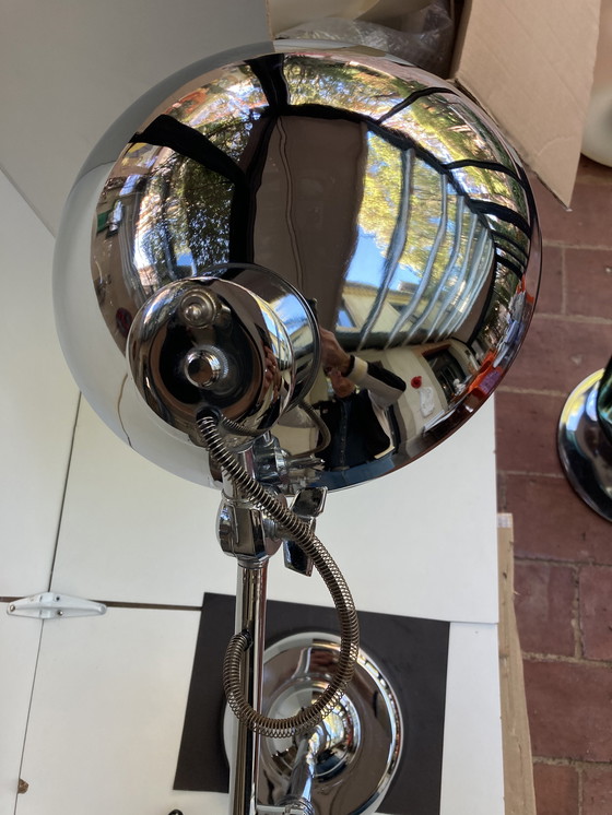 Image 1 of Vintage jaren 90 chromen scharnierende binnenlamp