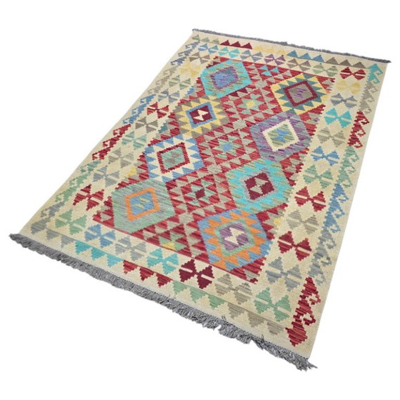 Kilim Maimana estilo antiguo 245×176cm – Alfombras, Wool (photo 4 of 5)