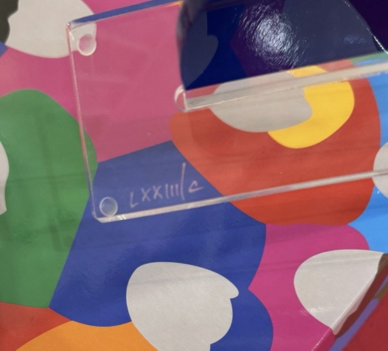Image 1 of M. Lodola, sérigraphie sur plexiglas, « Le rêve d'Hollywood », 34,1 × 0,7 × 31,2 cm, pop