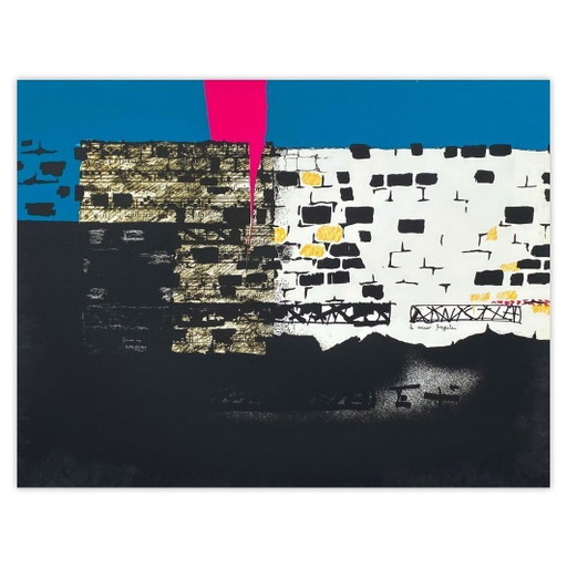Pablo SERRANO Le mur fragiler Siebdruck 1973