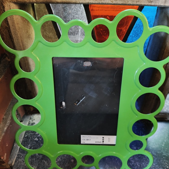 Image 1 of IKEA OLSBO Photo Frames Set of 2 – Red & Green – Ola Wihlborg 1999