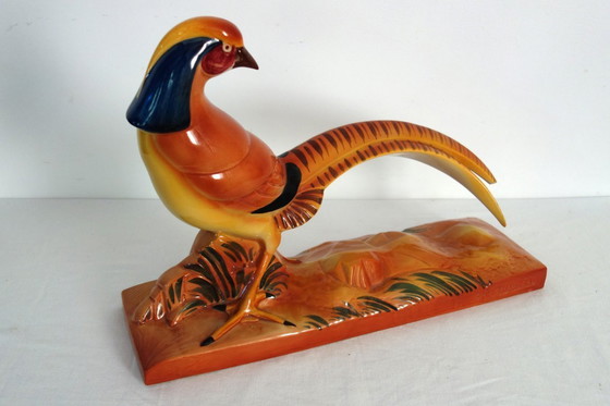 Image 1 of Superb royal pheasant by C. Lemanceau (Saint Clément) circa 1930