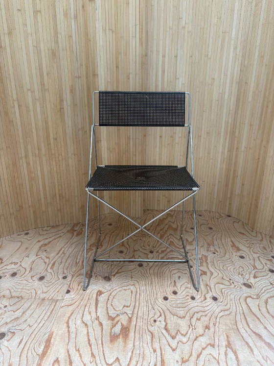 Image 1 of Tabouret design vintage Nuova X-Line - Niels Jørgen Haugesen