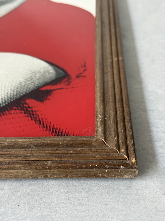 Image 1 of Elvis Presley mirror portrait - Pop art style, 1970s