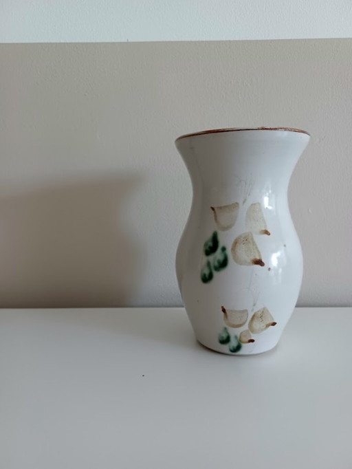 Ballydougan. Vase en céramique artisanale. peint à la main. Design organique.