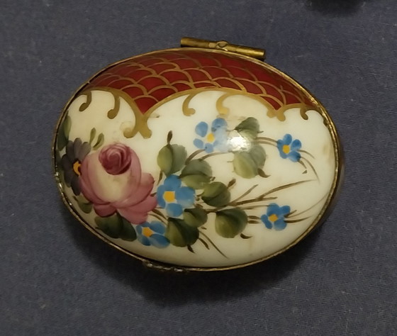 Image 1 of 3 Antique Pill or Jewelry Boxes