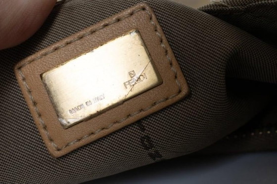 Image 1 of Sac bandoulière Fendi Oyster Zucchini FF beige