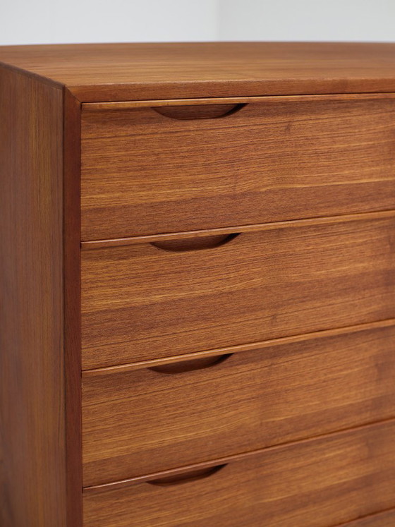 Cassettiera Tallboy Teak Danese Anni '60 Vintage – Cassettiere, Wood (photo 8 of 15)