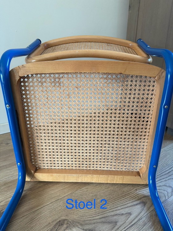 Image 1 of Rare blue Breuer style Cesca Chair