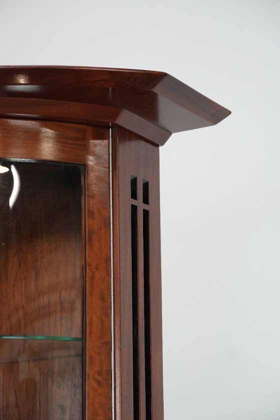 Image 1 of Large Art Deco design display cabinet/sideboard by Schuitema from the Decoforma series with lighting