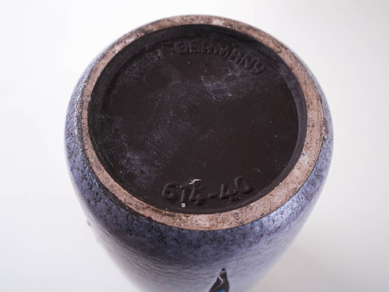 Image 1 of Grey ceramic vase, German design, 1960s, made in West Germany