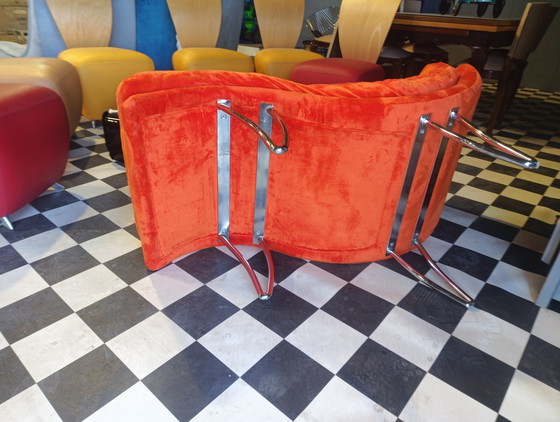 Space Age vintage 1970 Chaise longue – Textile, Velvet (photo 17 of 18)
