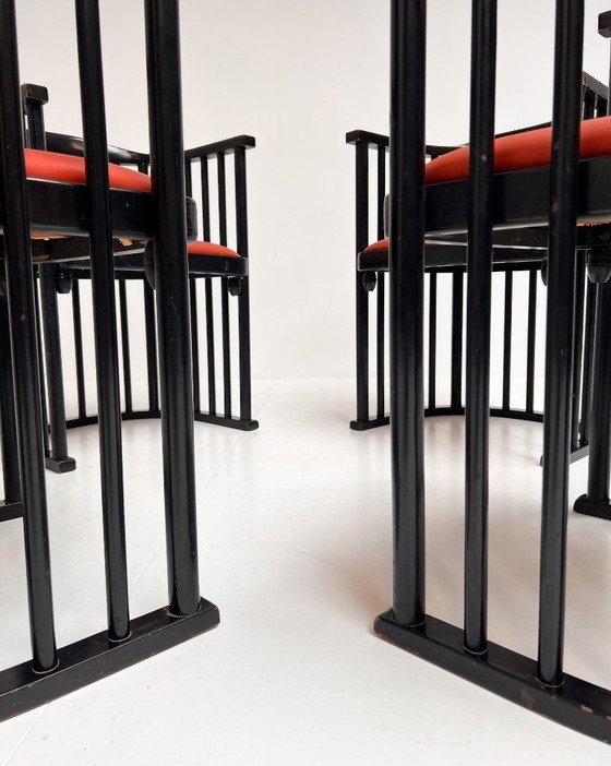 Image 1 of Conjunto de 4 sillas modelo 728 de Josef Hoffmann, 1906