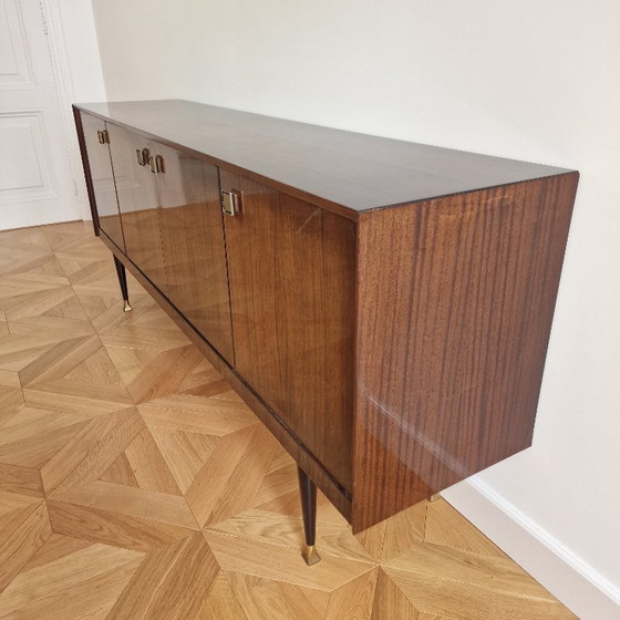 Image 1 of Mid-Century Modern Italian Mahogany Sideboard, 1960s