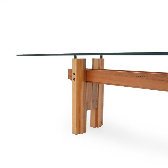 Image 1 of Eettafel "Cangrande" van Franco Poli voor Bernini, jaren 70.