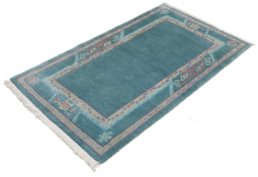 Modern designer Nepal rug 161 x 94 cm