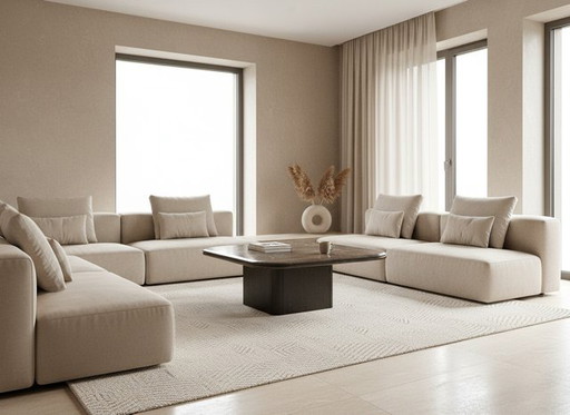 Mesa de centro brutalista vintage