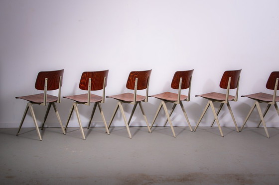 Image 1 of 12 sedie S16 di Galvanitas. Circa 1970.