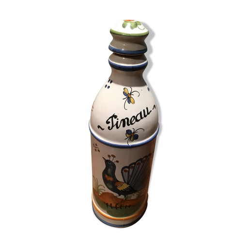 Liqueur bottle "Pineau" earthenware