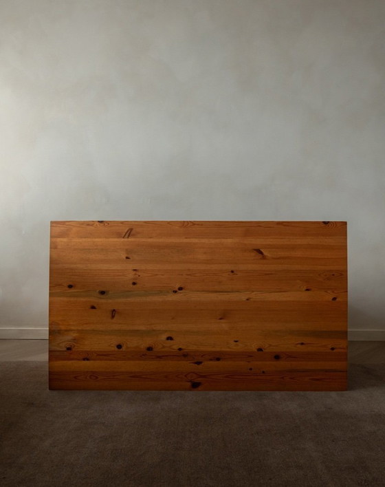 Image 1 of Vintage Dymling grenen salontafel van Yngve Ekström voor Swedese, Zweeds brutalistisch design, jaren 70.