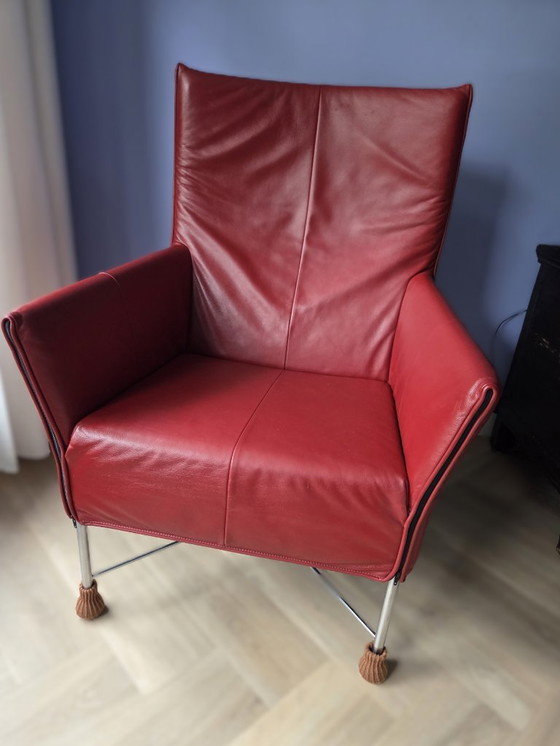 Montis Charly in near mint condition – Armchairs, Leather, Chrome (photo 11 of 12)